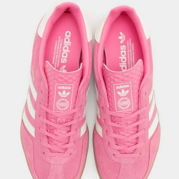 Adidas Gazelle Indoor Pink Suede Sneakers - Picture 3 of 12